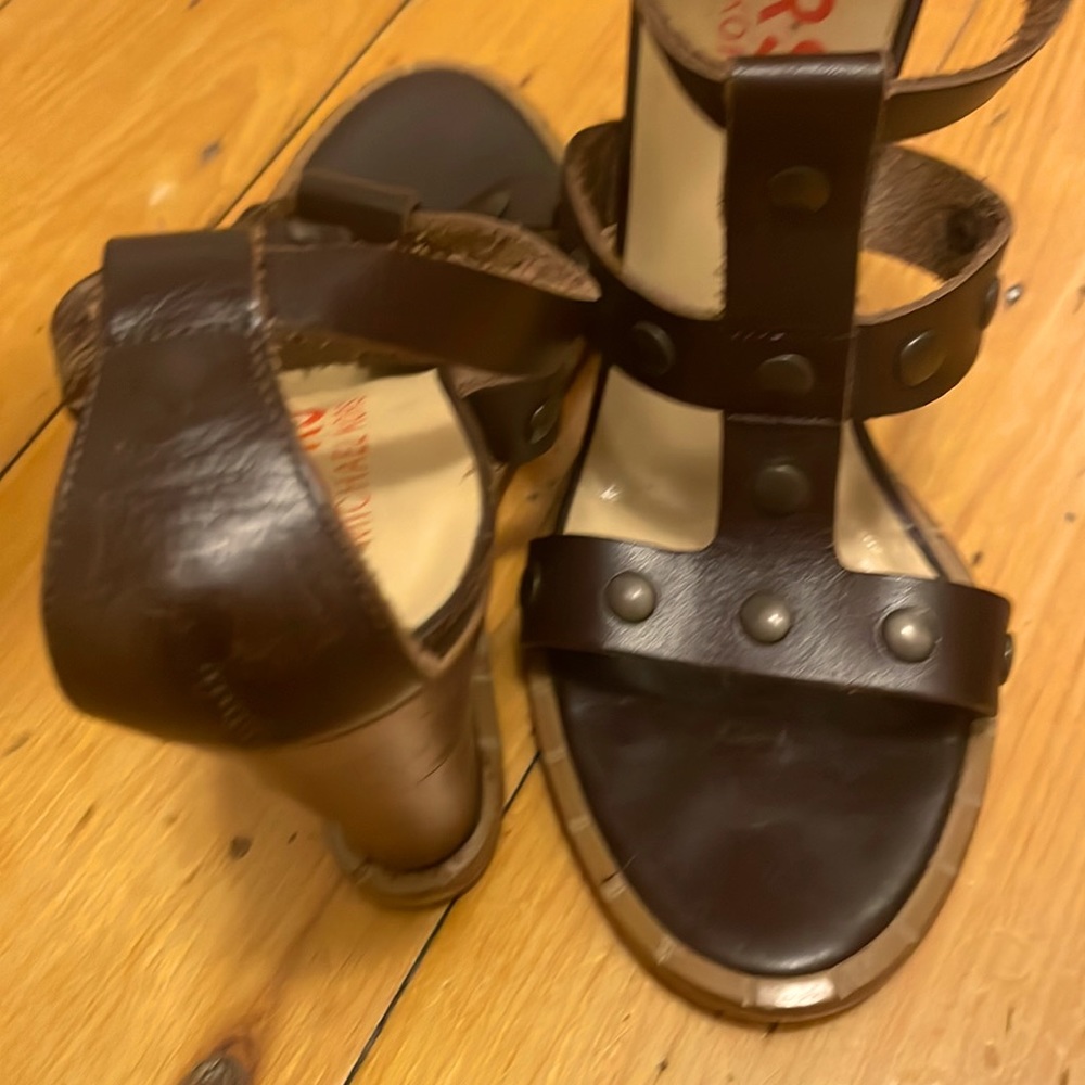 Michael Kors Leather Wedges